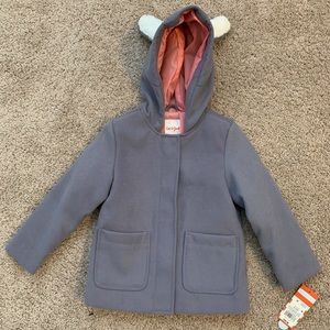 Cat and Jack Bunny Rabbit Coat 3T